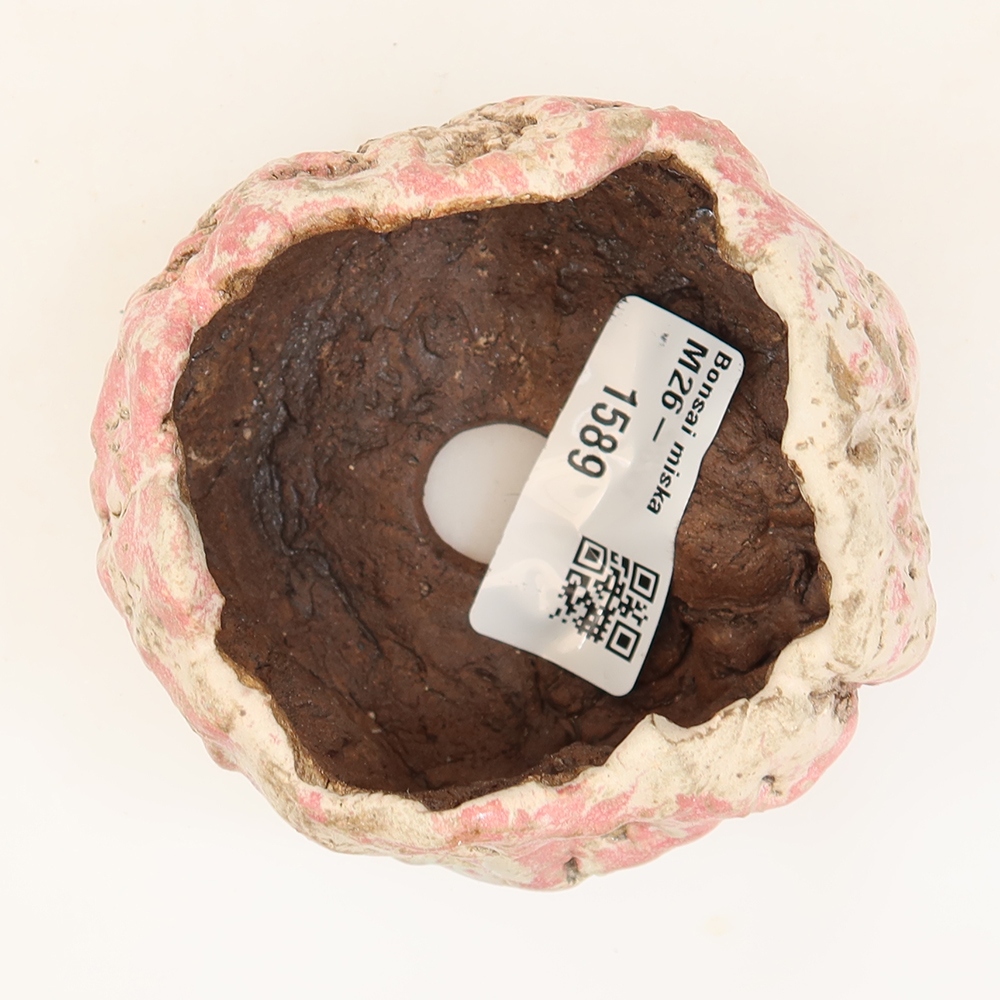 Ceramic Eggshell  6 x 6 x 5.5 cm, pink