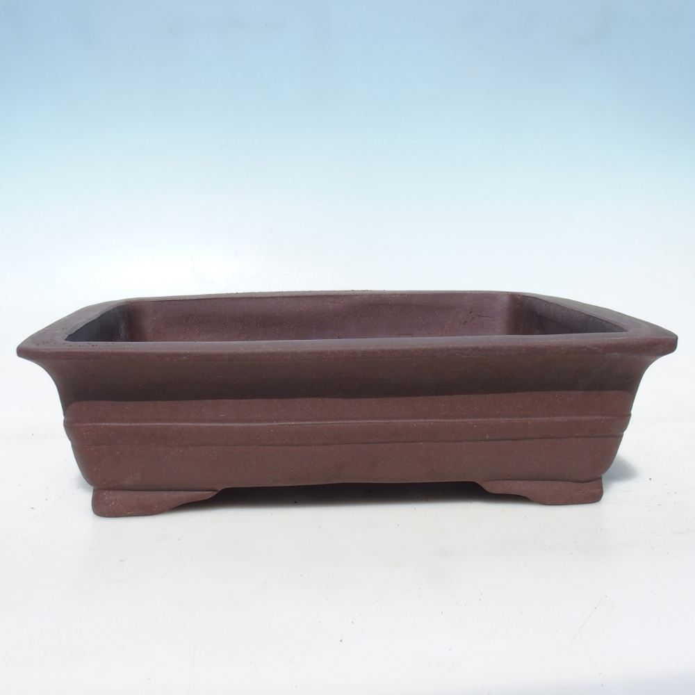 Bonsai bowl 39 x 32 x 10,5 cm birch brown