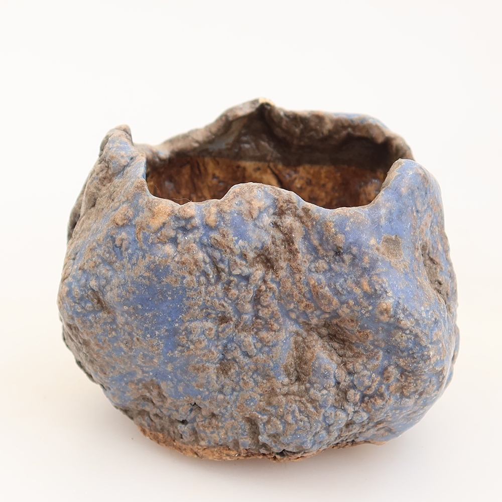 Ceramic Eggshell, 5 x 5 x 6 cm, blue