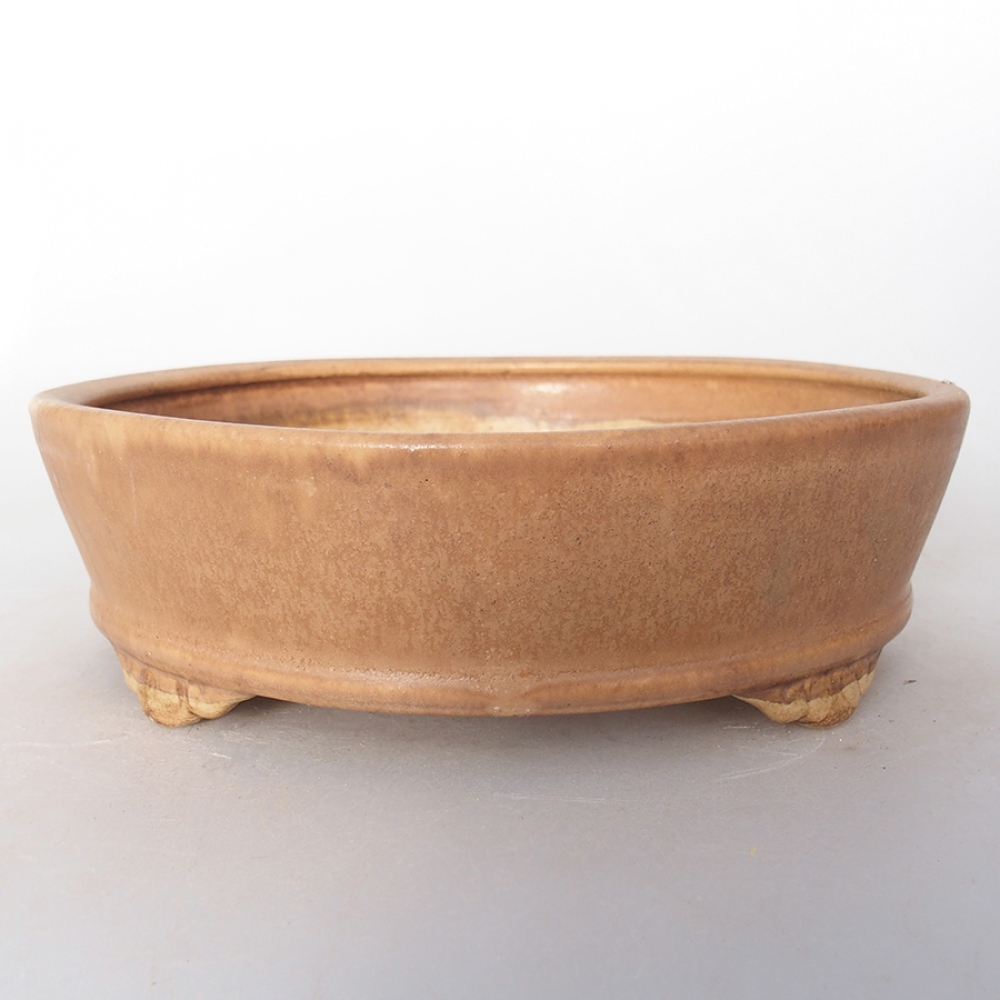 Ceramic bonsai bowl 18 x 18 x 5 cm, color pink