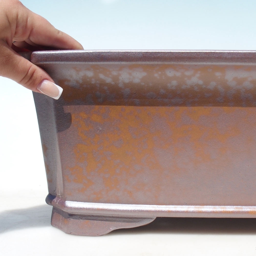 Bowl 42 x 29,5 x 16 cm brown - PERSONAL COLLECTION OR PALLET TRANSPORT ONLY