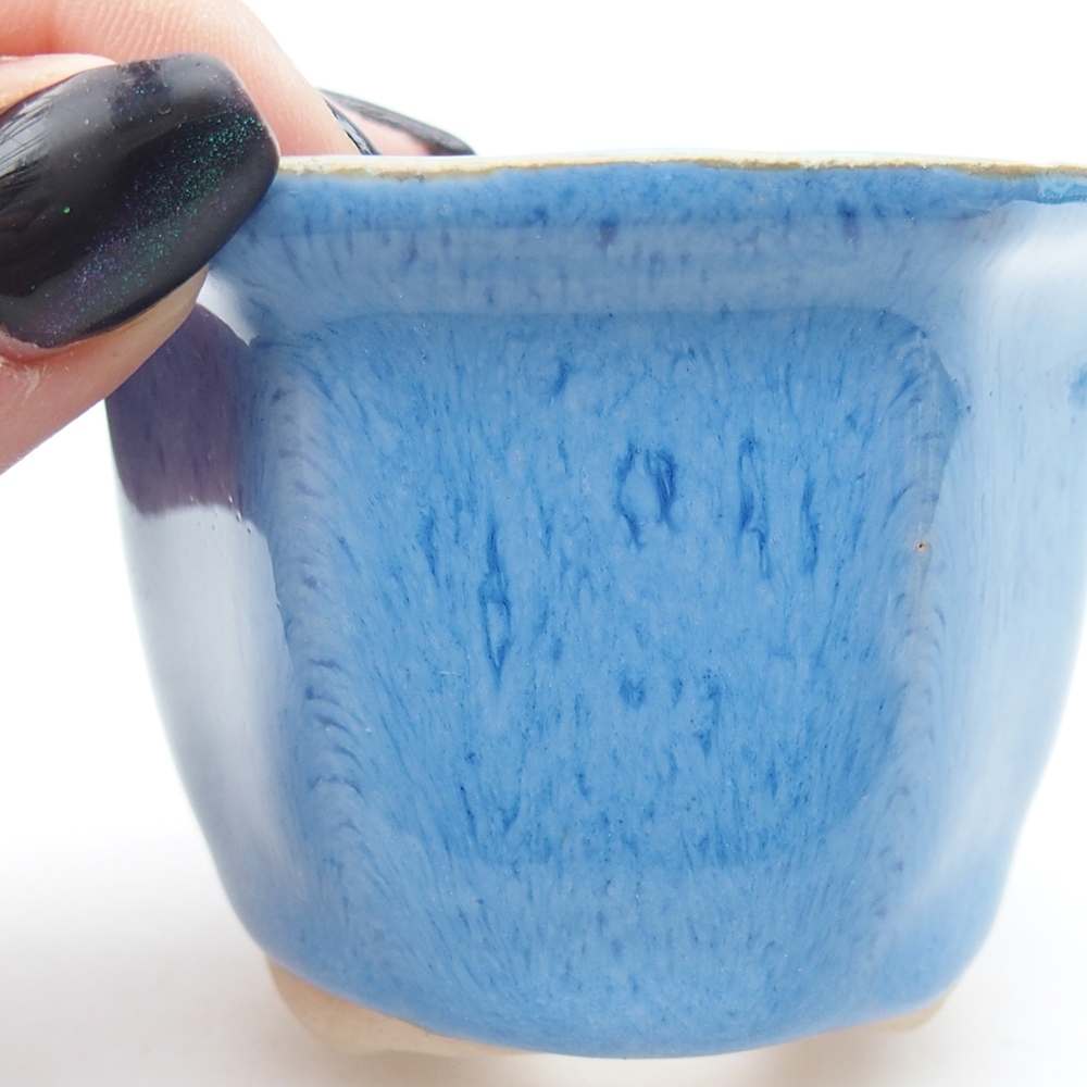 Mini bonsai bowl 4 x 6,5 x 5 cm, colour blue