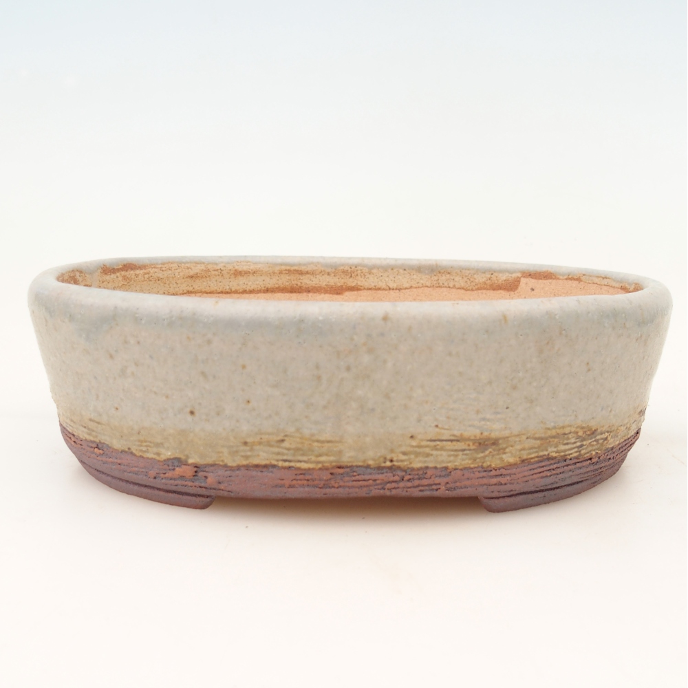 Bonsai bowl 19,5 x 15,5 x 6 cm , colour blue