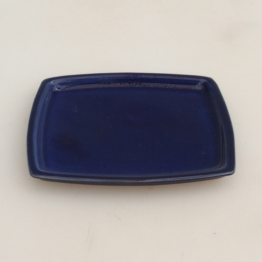 Ceramic bowl H11 - 11.5 x 9.5 x 1 cm - blue