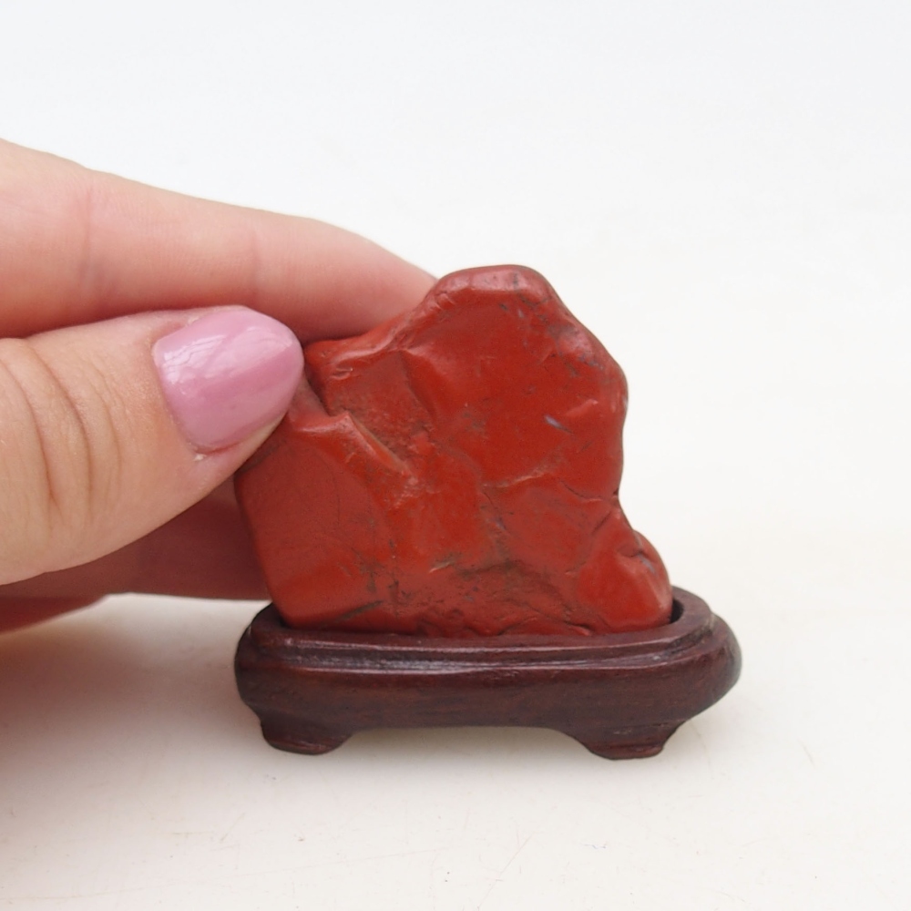 Suiseki - Stone with DAI (wooden pad)