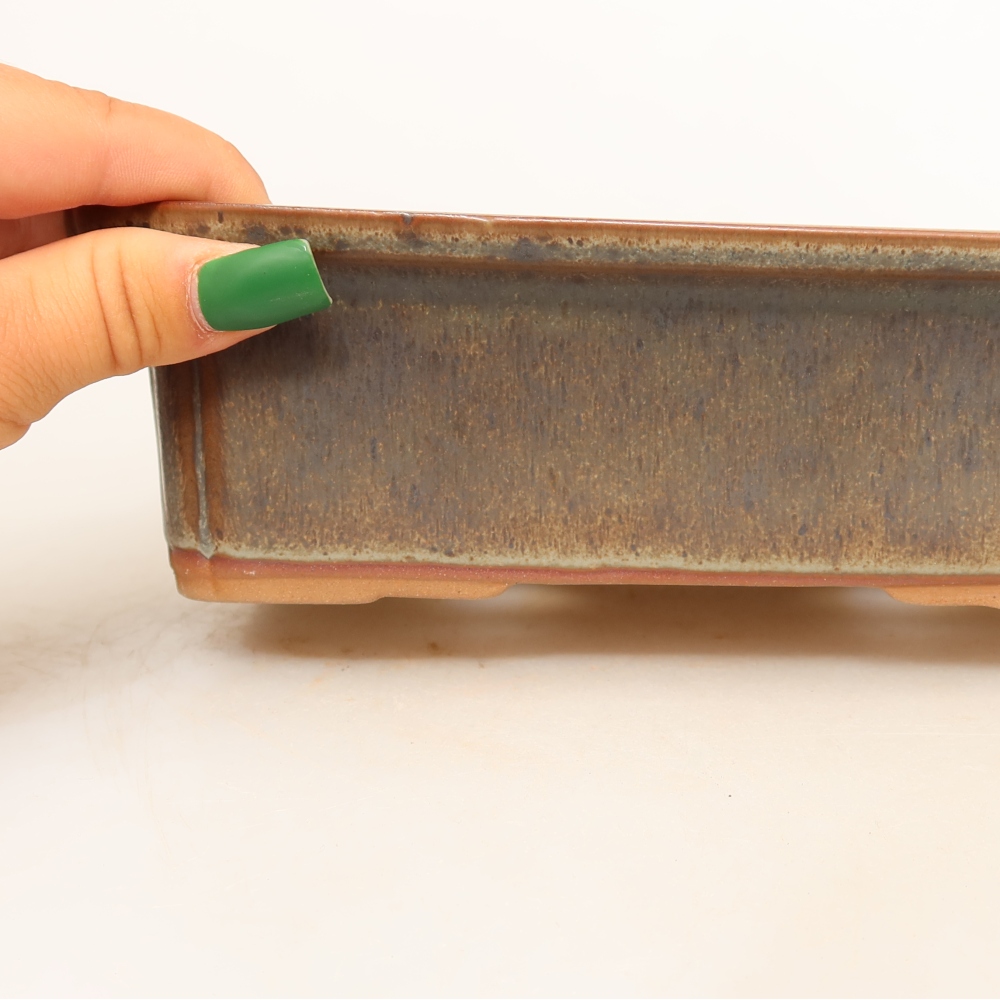 Ceramic Bowl, 20 x 15.5 x 5.5 cm, brown