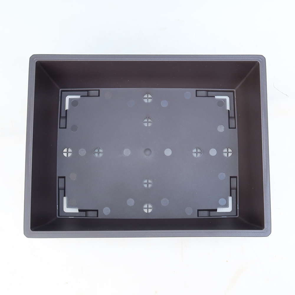 MP-7 Brown Plastic Bonsai Pot - 34 x 26 x 10 cm