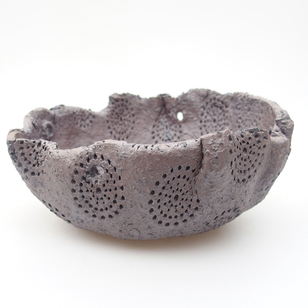 Ceramic Shell 14 x 12 x 6,5 cm, color: metal