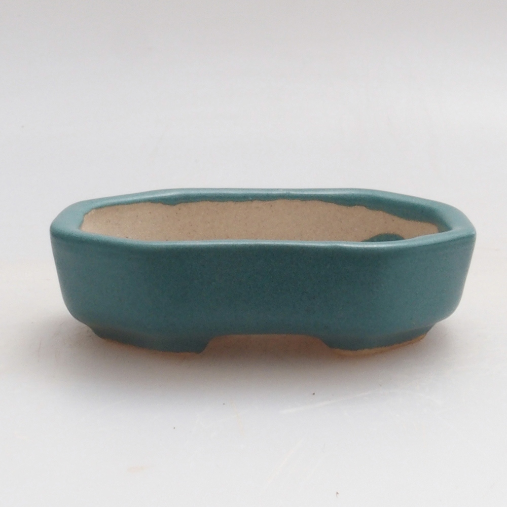Ceramic bonsai bowl 5,5 x 4 x 1,5 cm, color blue