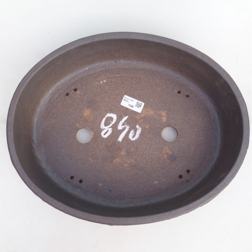 Bonsai bowl 39,5 x 32 x 9,5 cm , colour brown