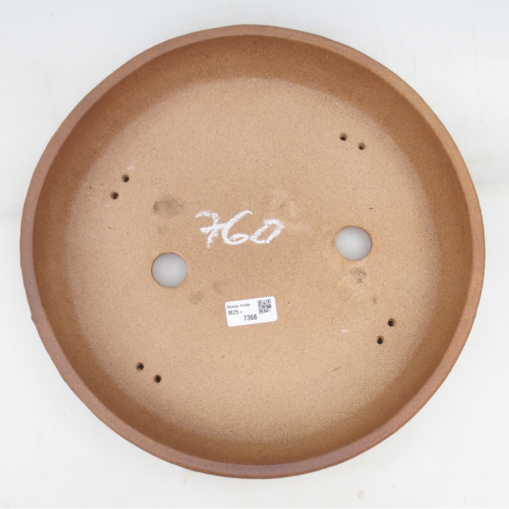 Bonsai bowl 34 x 34 x 7 cm , colour brown