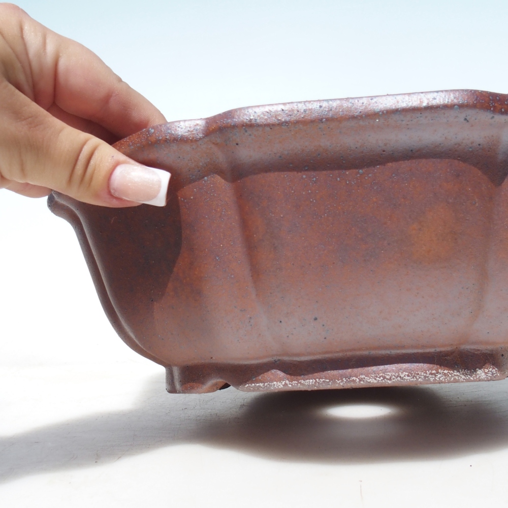 Bowl 23,5 x 23,5 x 8,5 cm brown