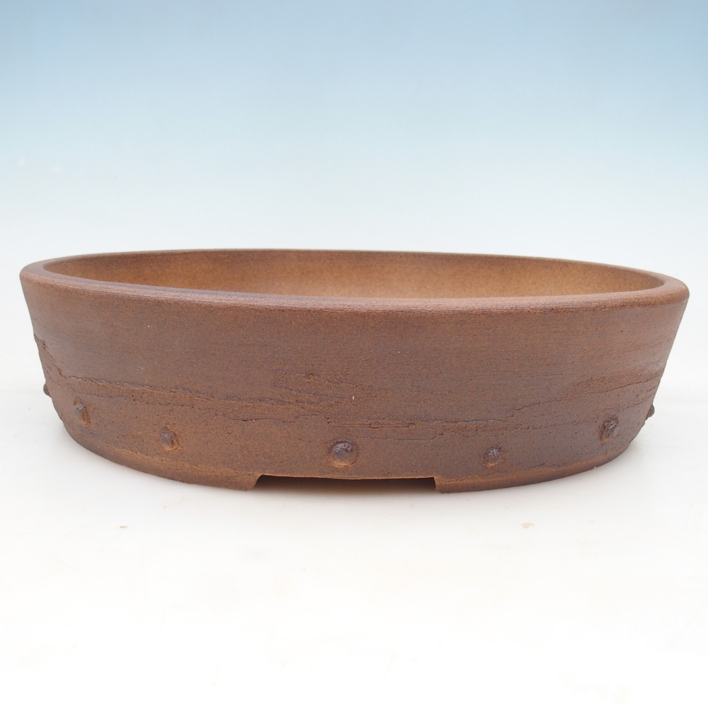 Bonsai bowl 37 x 37 x 8,5 cm , colour brown