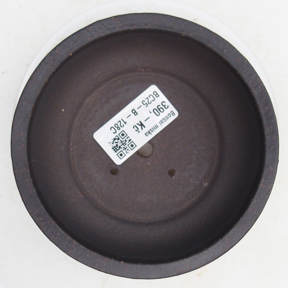 Ceramic bonsai bowl 11,5 x 11,5 x 4,5 cm, black