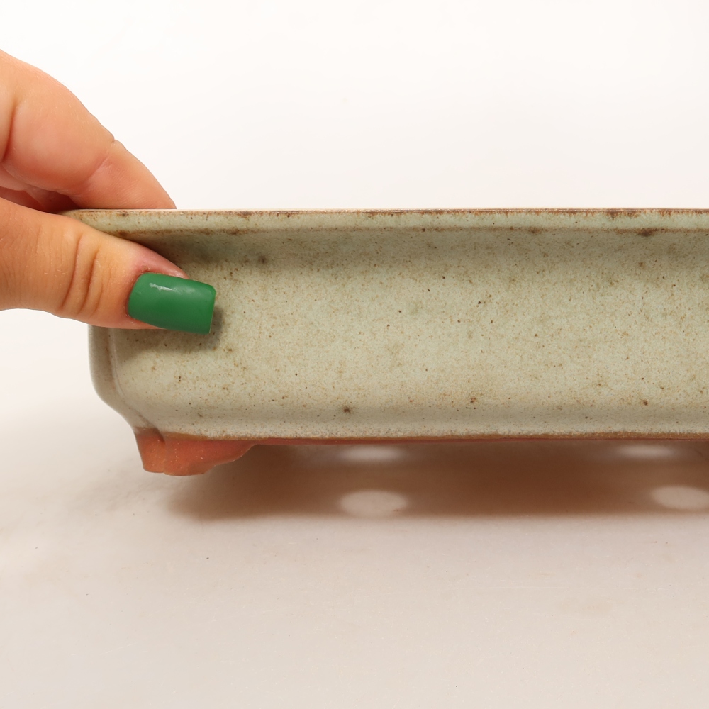 Ceramic Bowl  24.5 x 17.5 x 6 cm, beige