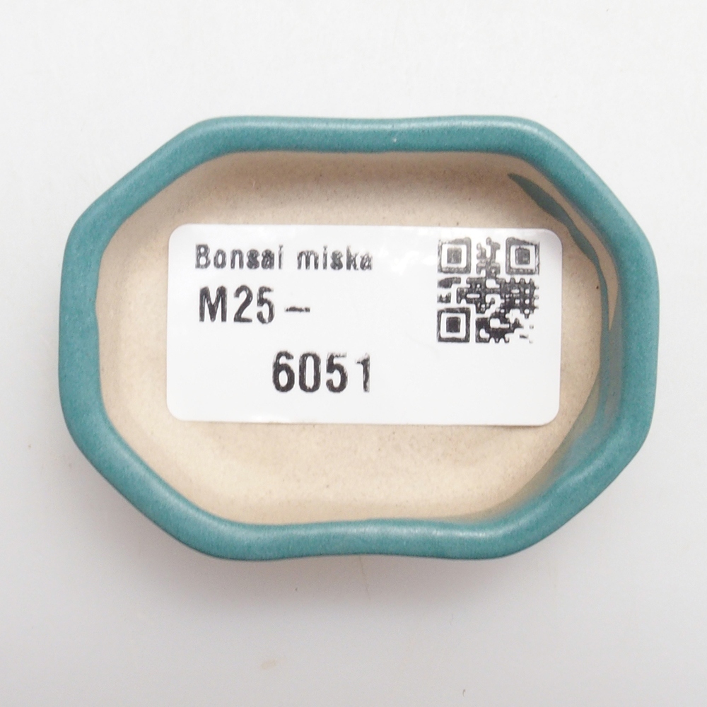 Ceramic bonsai bowl 5,5 x 4 x 1,5 cm, color blue