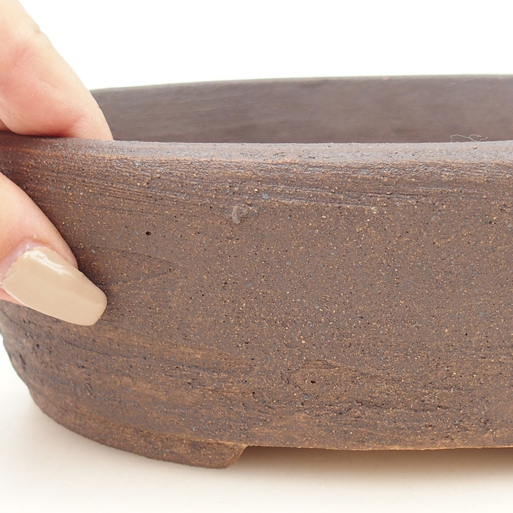 Bonsai bowl 20 x 16 x 6 cm , colour brown