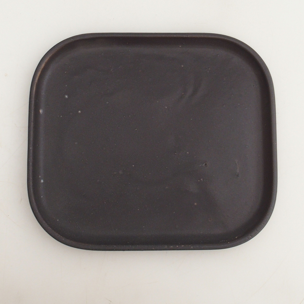 Ceramic bowl H36 - 17.5 x 15 x 1 cm - brown
