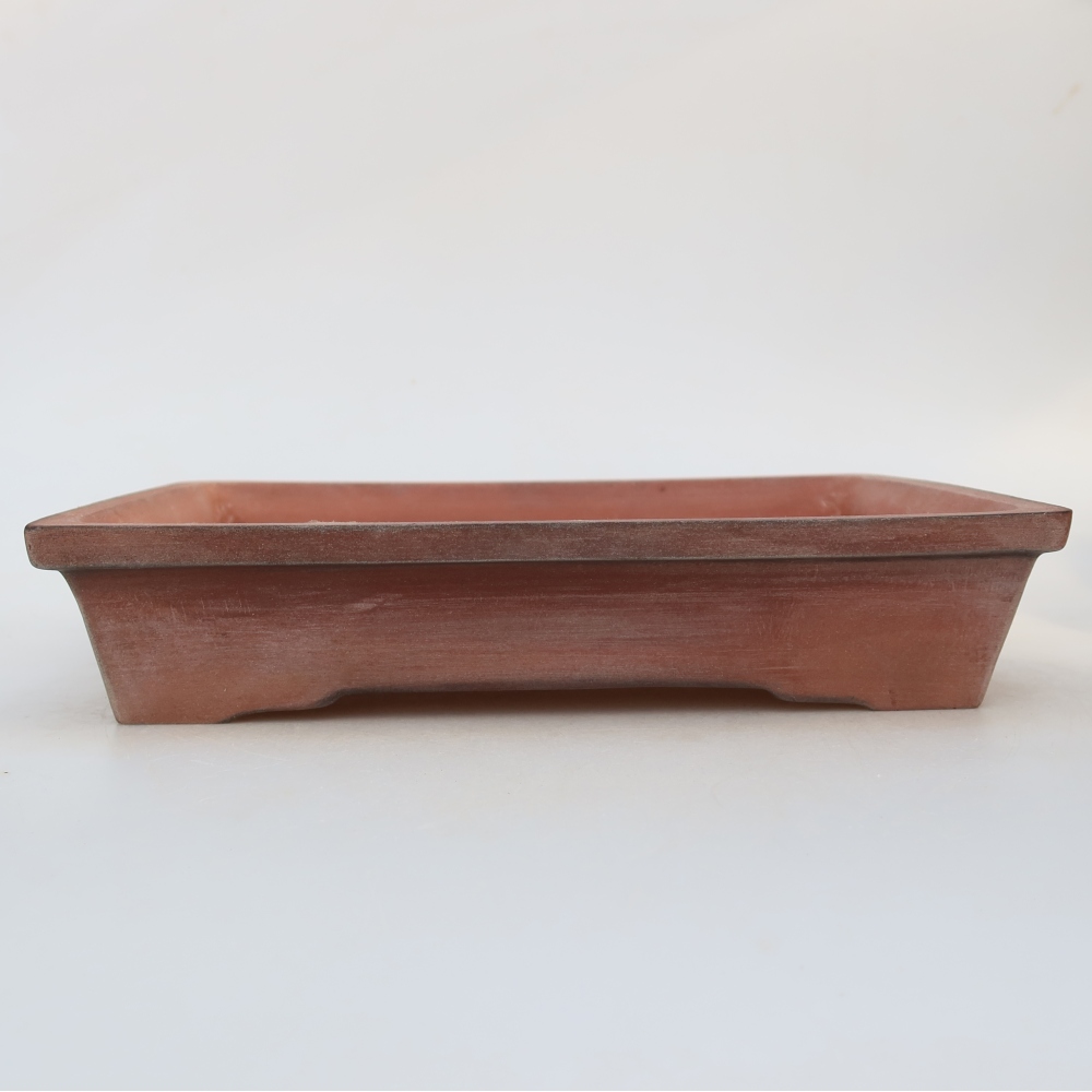 Ceramic Bowl, 26 x 20 x 5 cm, brick red
