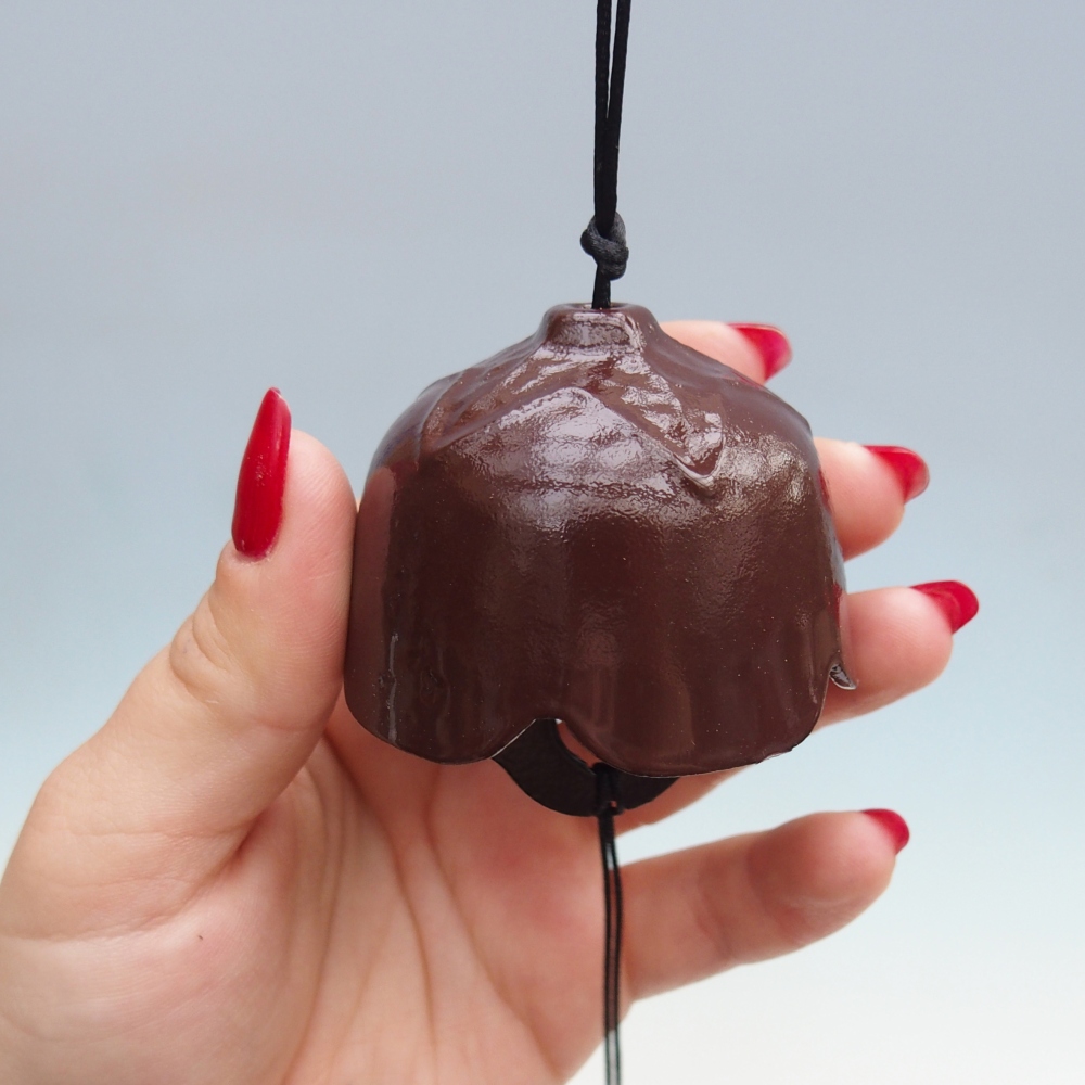 Metal wind chime, brown