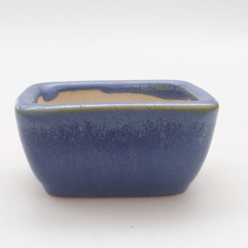 Mini bonsai bowl 5,5 x 4 x 2,5 cm, color blue