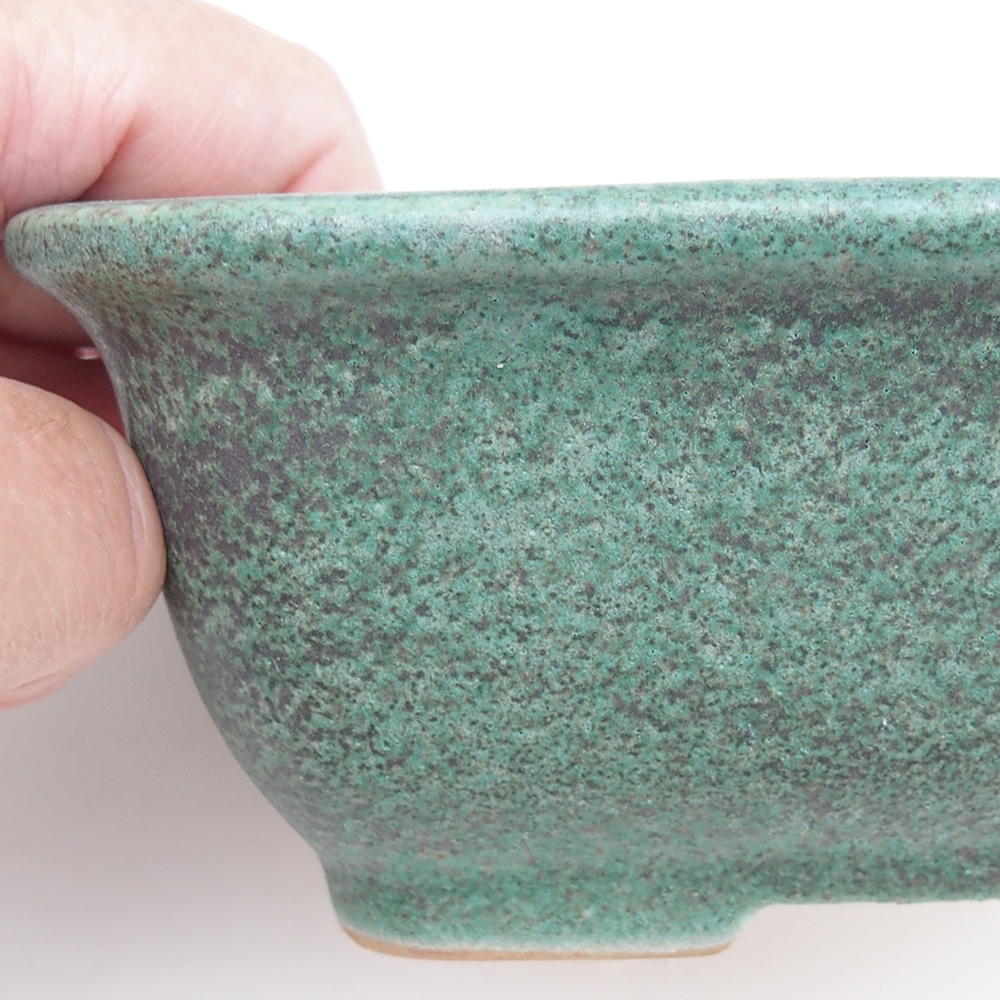 Bonsai bowl H38 - 12 x 10,5 x 5 cm. - green