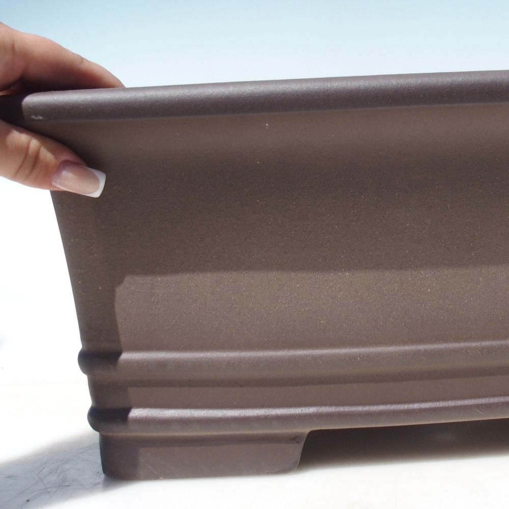 Bowl 42,5 x 39 x 16 cm brown - PERSONAL COLLECTION OR PALLET TRANSPORT ONLY