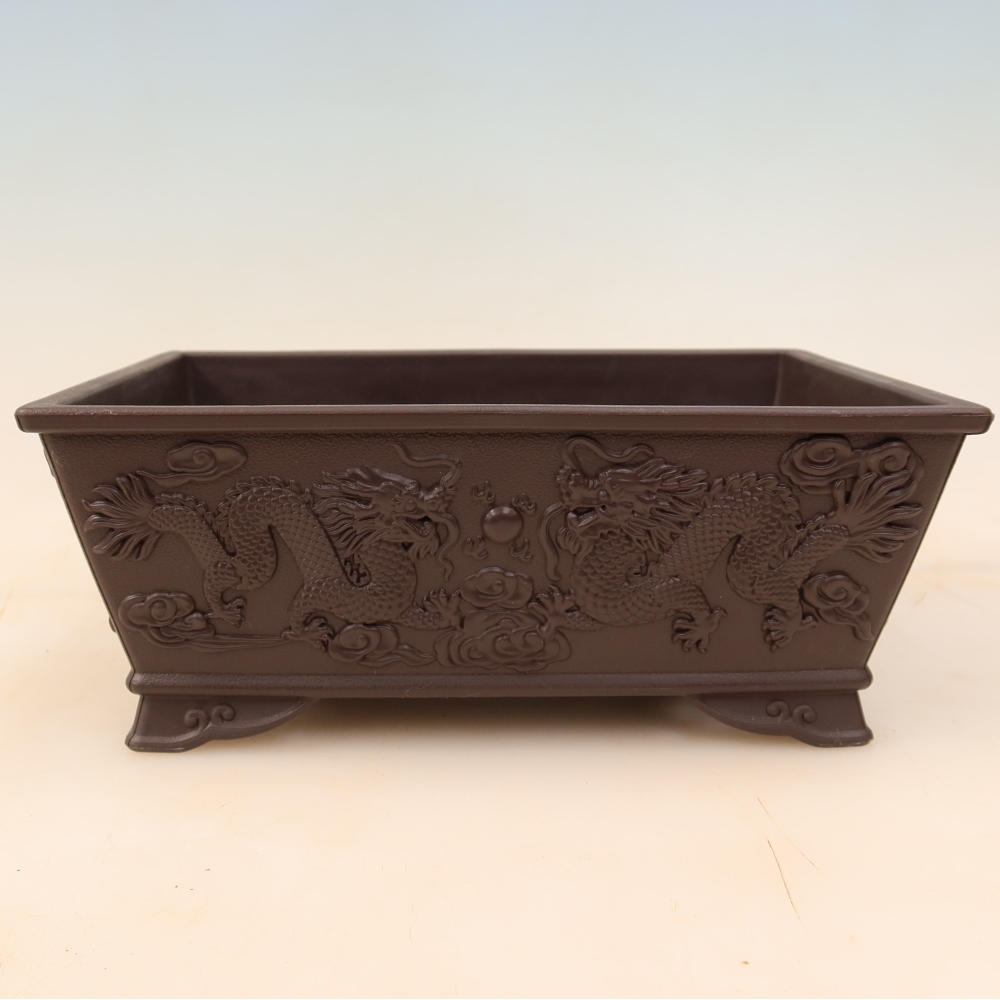 MP-36 Brown Plastic Bonsai Pot - 22.5 x 16 x 9 cm