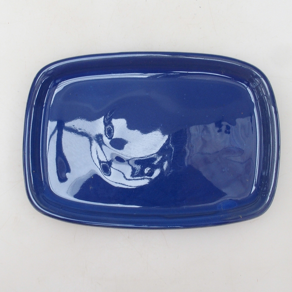 Bonsai bowl + saucer H02 - blue
