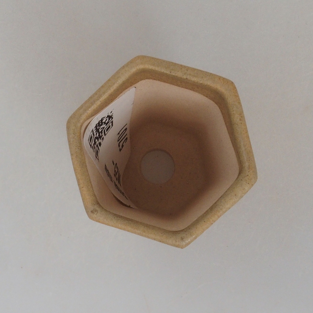 Mini bonsai bowl 4 x 3,5 x 5,5 cm, color brown