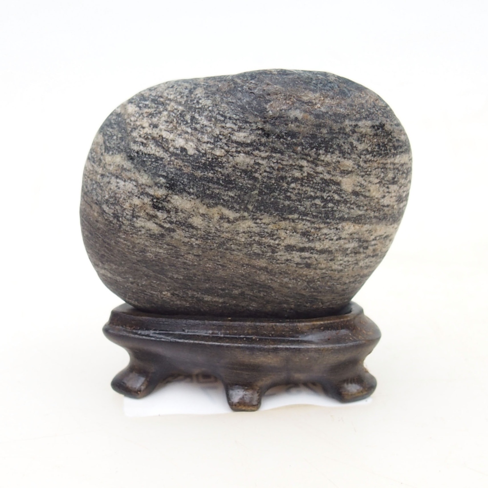 Suiseki - Stone with DAI (wooden pad)
