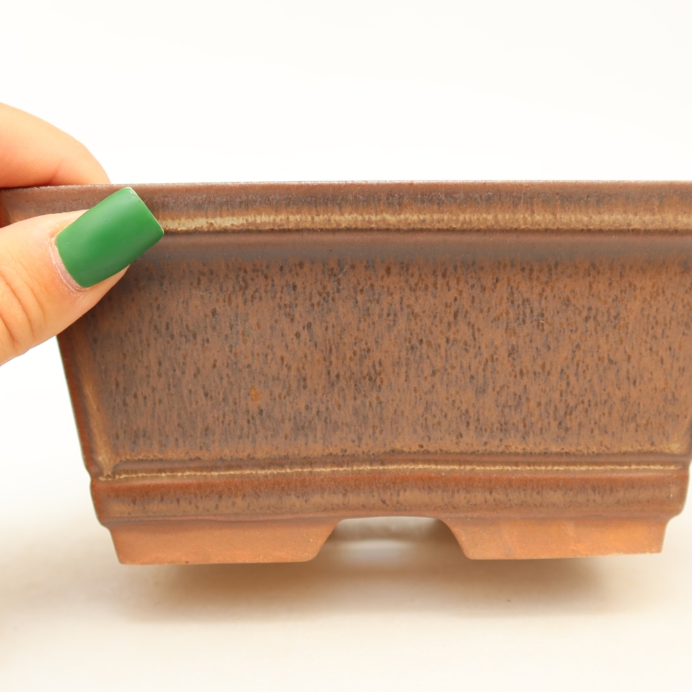 Ceramic Bowl  14.5 x 12.5 x 7 cm, brown
