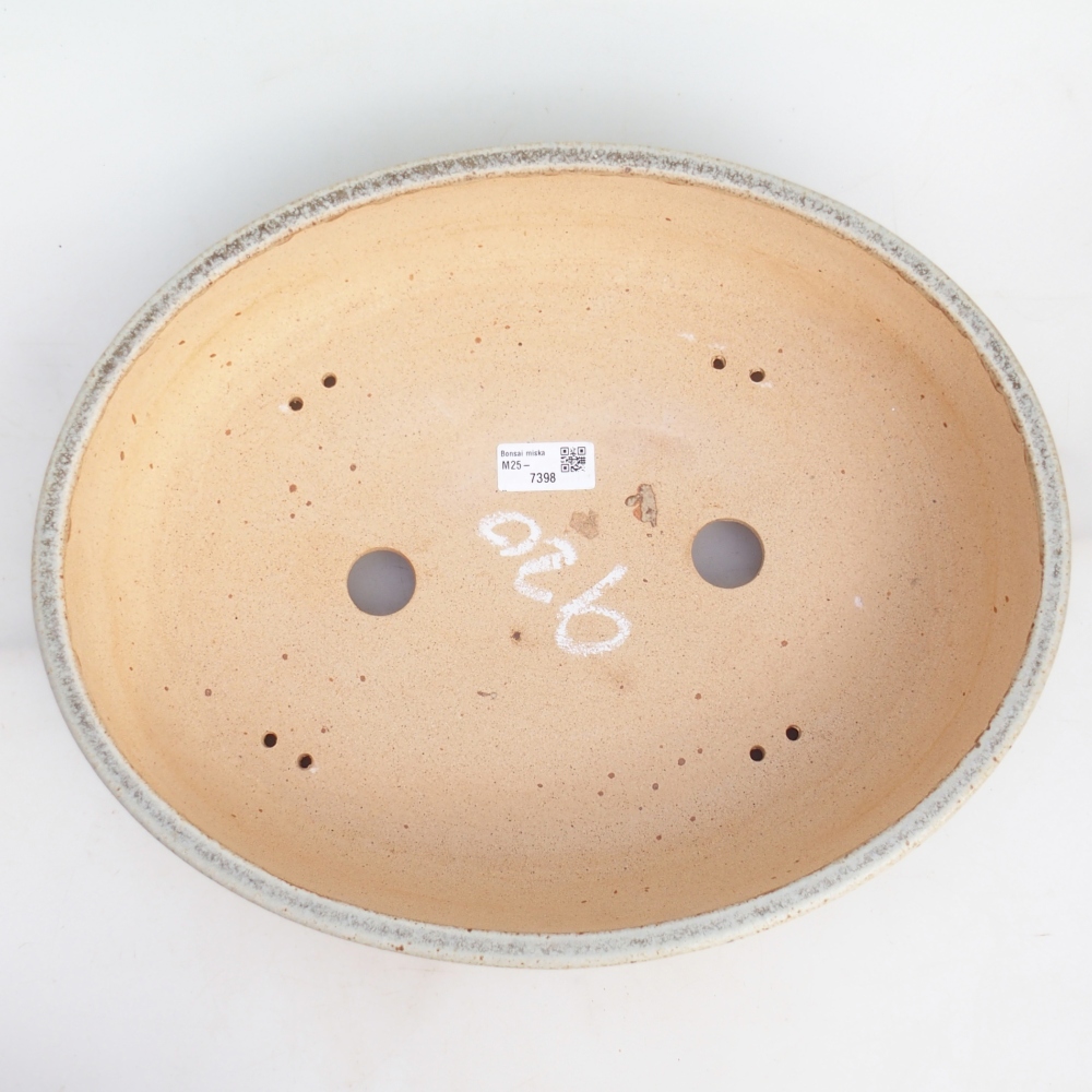 Bonsai bowl 39 x 31 x 8 cm , colour beige