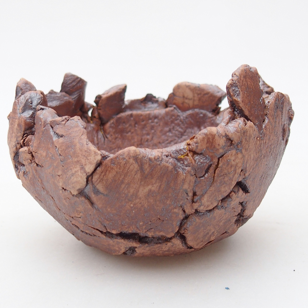 Ceramic Shell 9 x 9 x 5,5 cm , colour brown