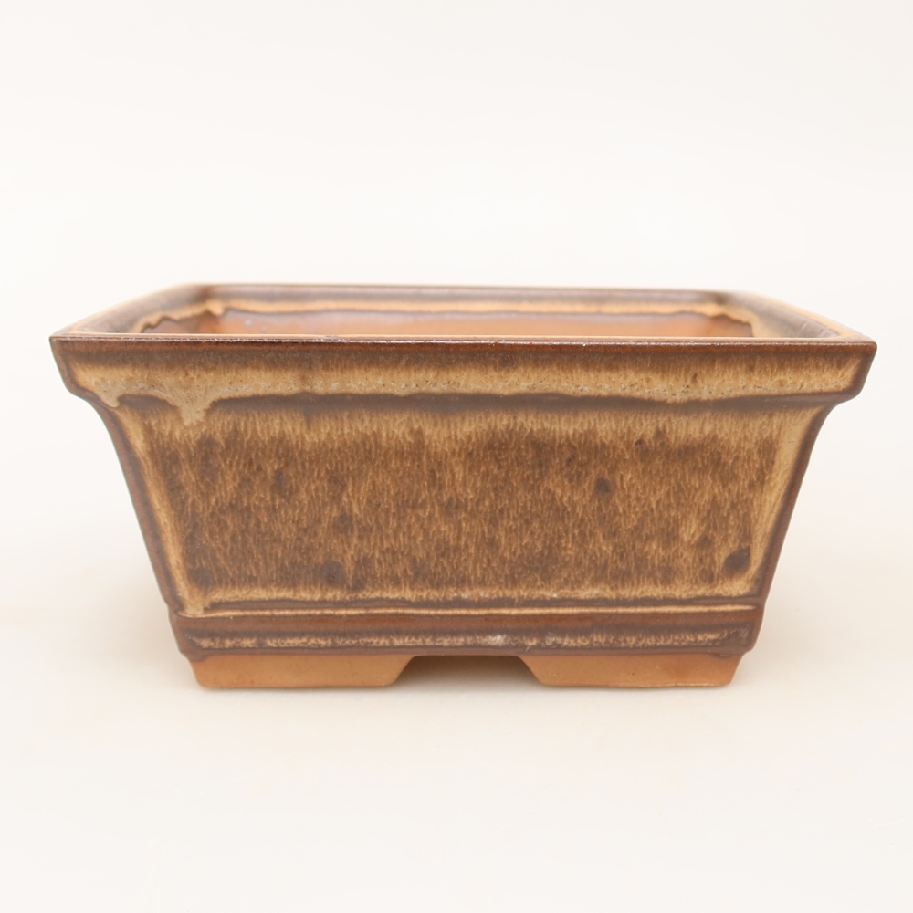 Ceramic Bowl  14.5 x 12.5 x 7 cm, brown