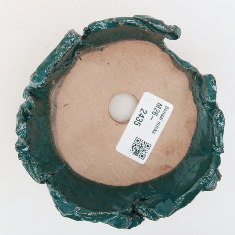 Ceramic Shell  10.5 x 10.5 x 6 cm, green