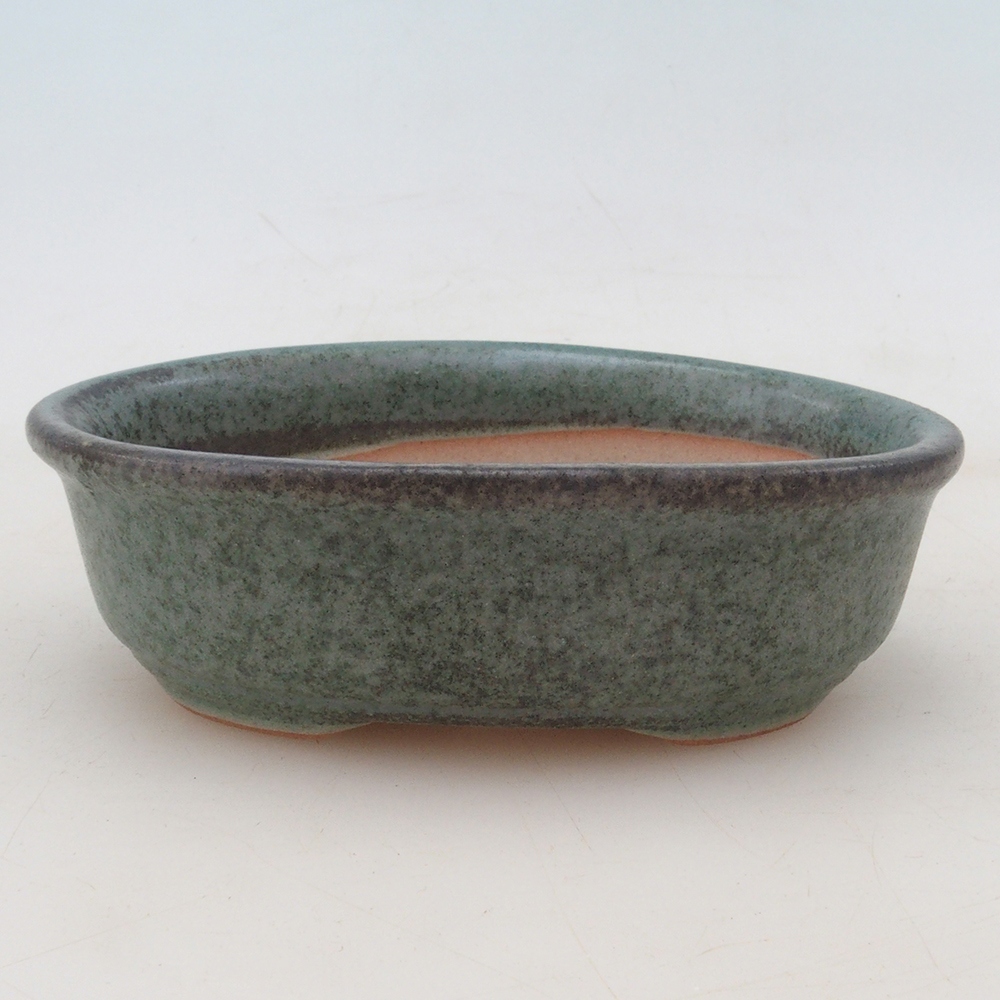 Bonsai bowl + saucer H04 - green