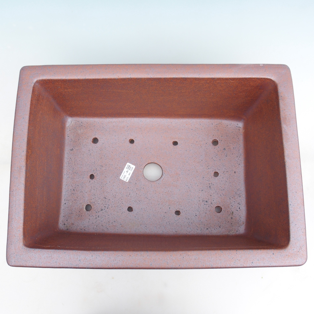 Ceramic bonsai bowl 52 x 37 x 20 cm , metal colour - PERSONAL COLLECTION ONLY or pallet transport