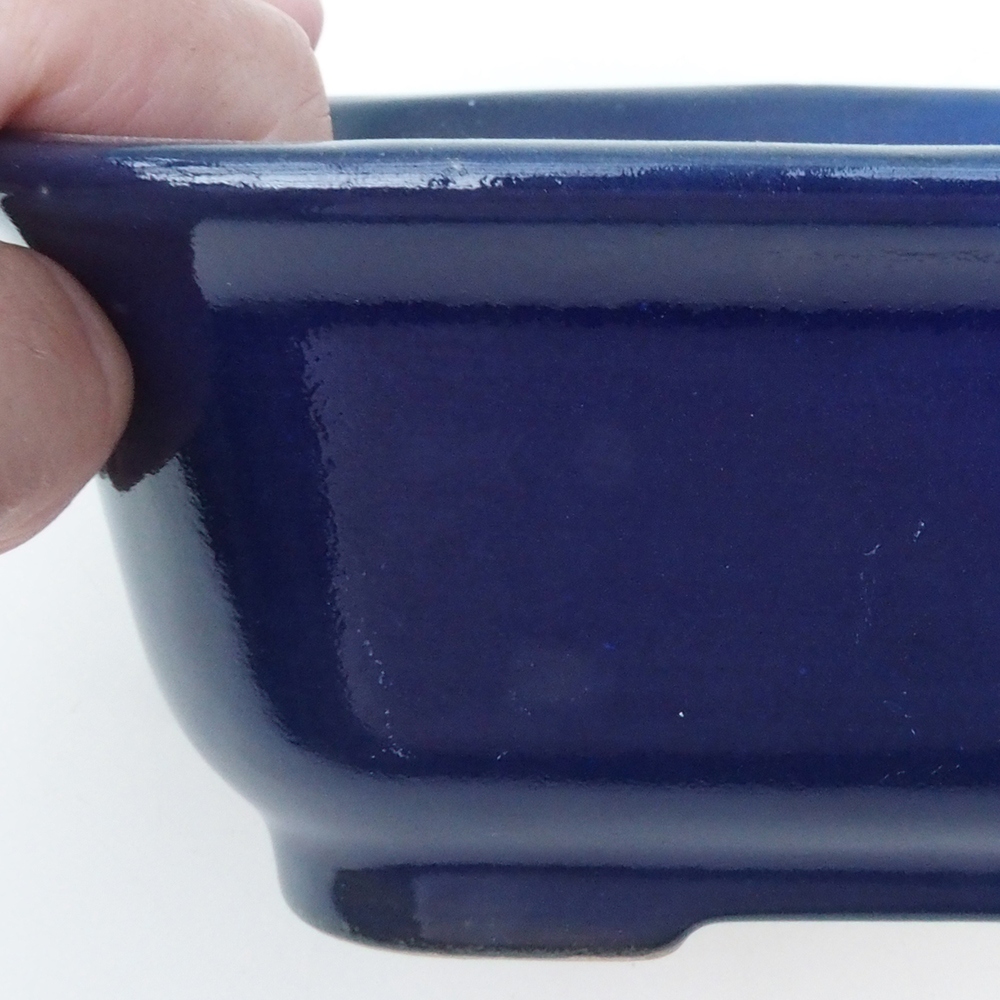 Bonsai bowl H37 - 14.5 x 13 x 6.5 cm. - brown