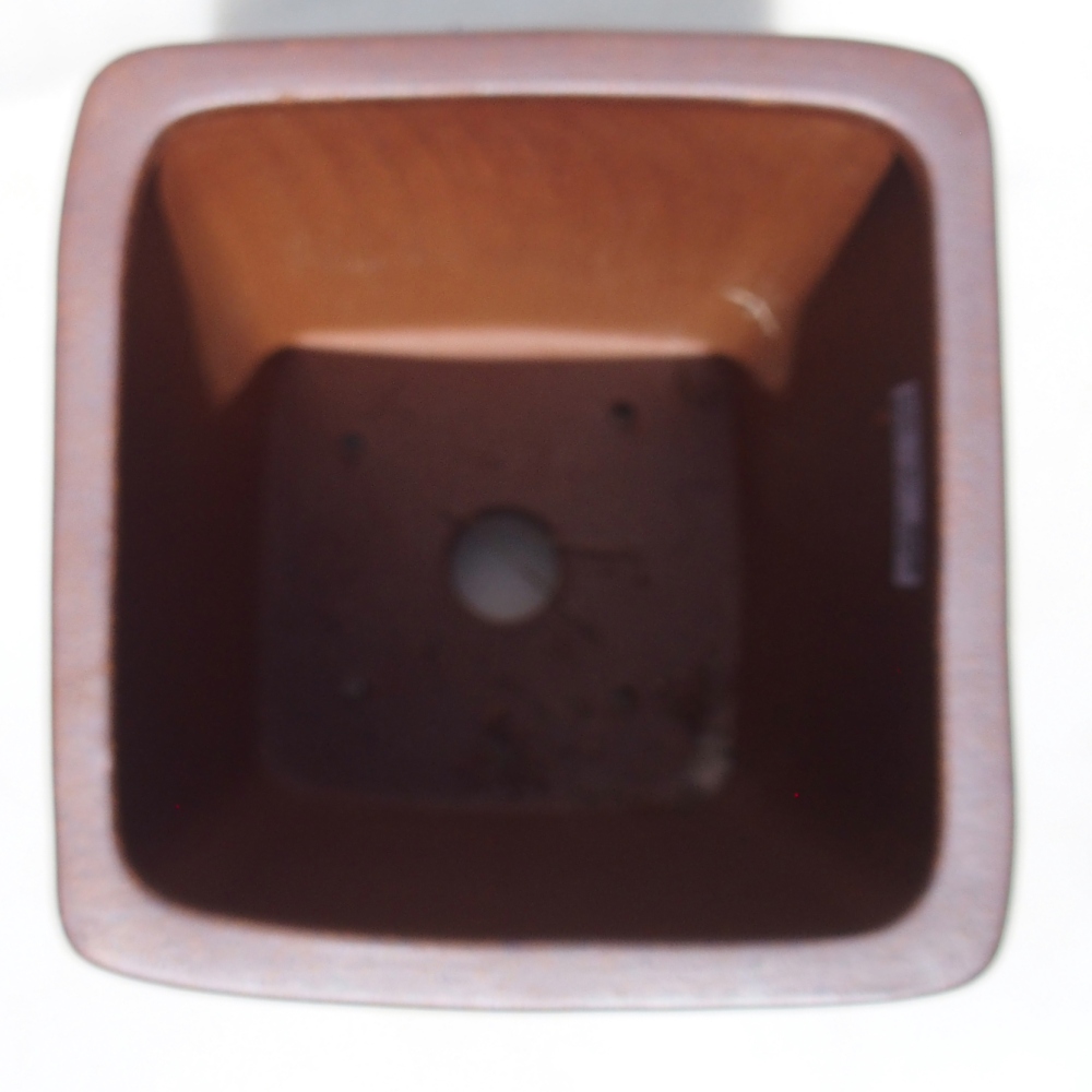 Bowl 17 x 17 x 25,5 cm brown - PERSONAL COLLECTION OR PALLET TRANSPORT ONLY