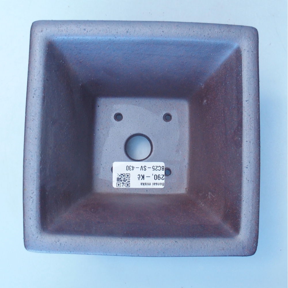 Bowl 15 x 15 x 9,5 cm brown