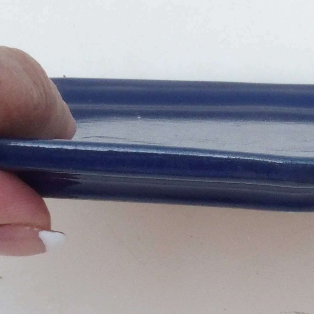 Ceramic bowl H51 -18.5 x 14.5 x 1 cm - blue
