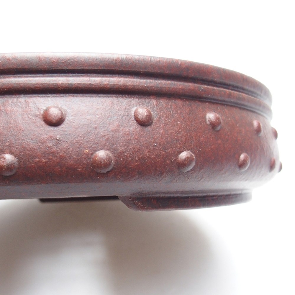Bowl 18 x 18 x 4 cm brown-red