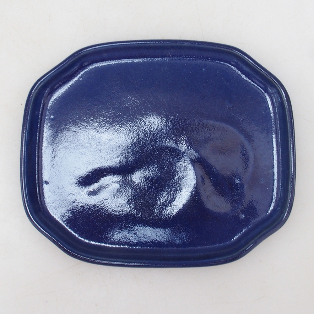 Bonsai bowl + saucer H32 - blue