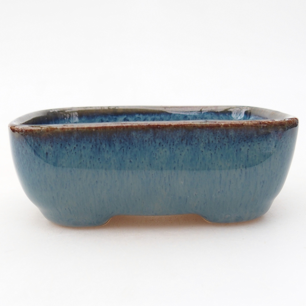 Mini bonsai bowl 8 x 6,5 x 3 cm, colour blue