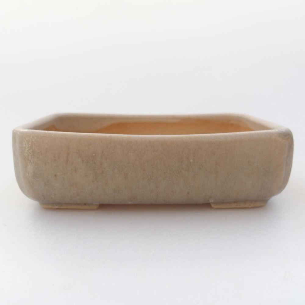 Ceramic bonsai bowl 11,5 x 9 x 3,5 cm, grey