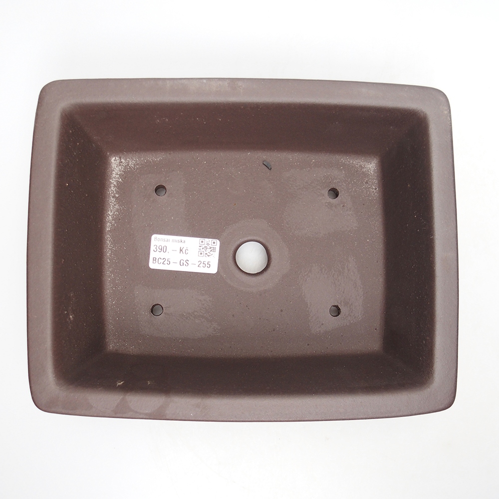 Bowl 22 x 18 x 7 cm brown