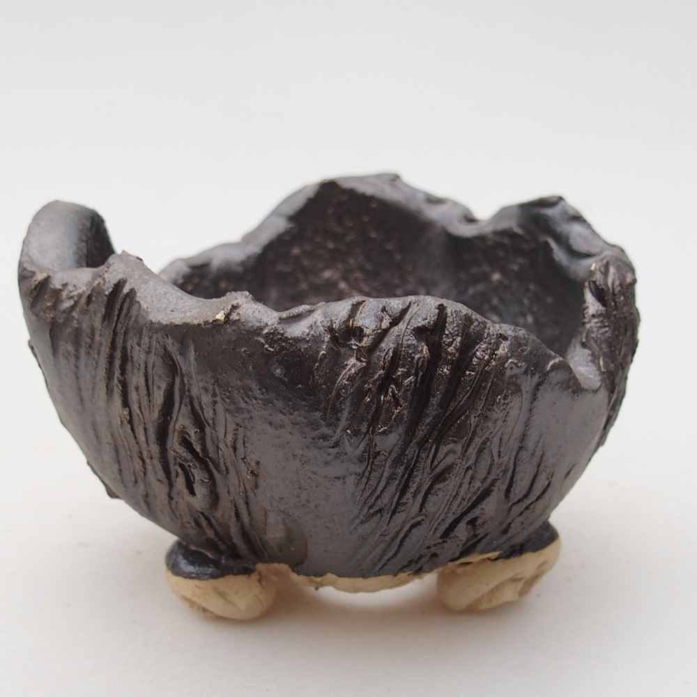 Ceramic Shell 9 x 9 x 6 cm , colour black