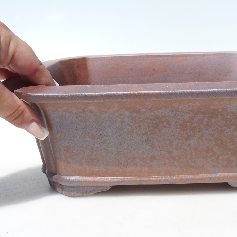 Bowl 27,5 x 21 x 10 cm brown