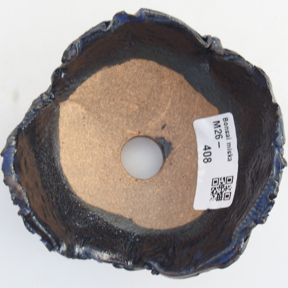 Ceramic Shell 9,5 x 9,5 x 6 cm , colour blue